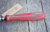 Handcrafted Wood (Dyed Apple Red) Fusion or Mach III Razor