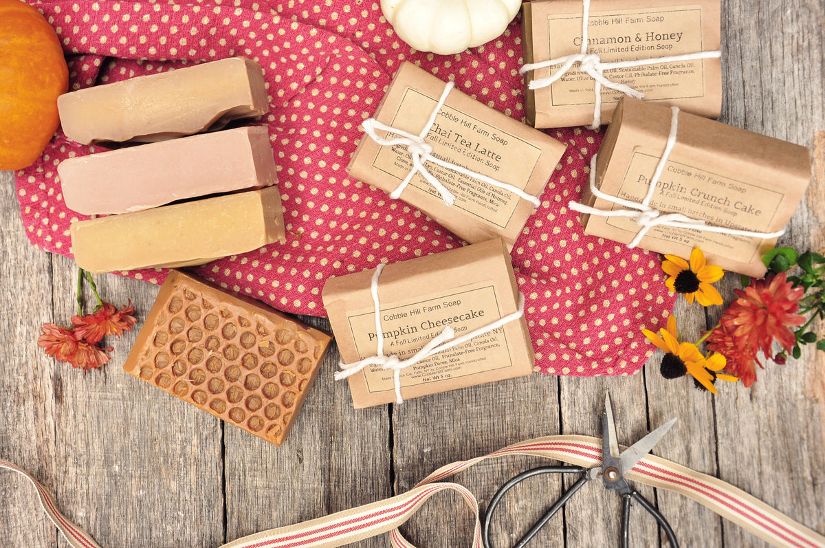 Fall Soaps Have ARRIVED! Cobble Hill Farm Soap & Mercantile