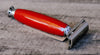 Handcrafted  Cherry Red Acrylic Safety Razor