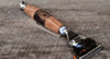 Handcrafted Oak & Oak Burl (dyed purple) Fusion or Mach III Razor