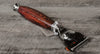 Handcrafted Sycamore Wood (dyed red) Fusion or Mach III Razor