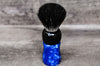 Shave Brush Handcrafted Of Blue & Black Acrylic With Pure Badger Hair Knot
