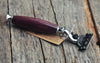 Handcrafted Sycamore Wood (Dyed Purple) Fusion or Mach III Razor