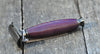 Handcrafted Sycamore Wood (dyed eggplant purple) Safety Razor